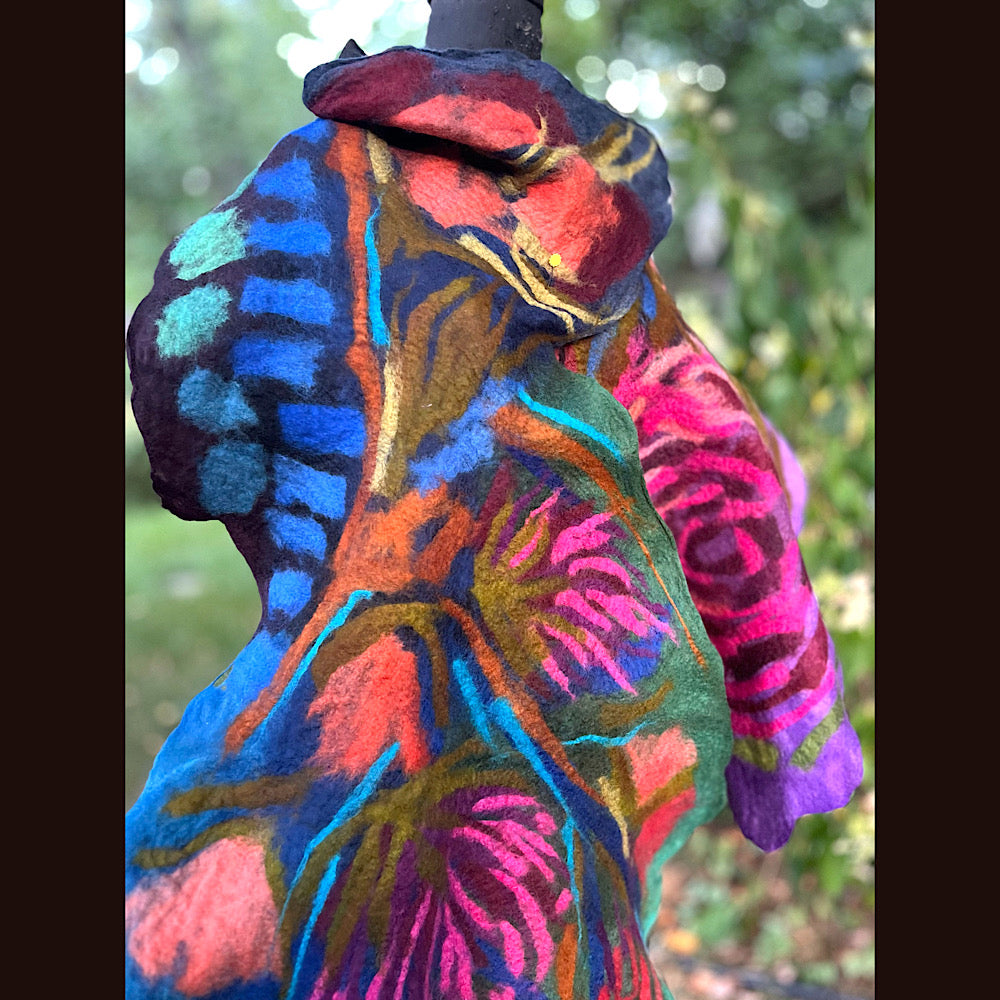 Felted Scarf 86” X 17”