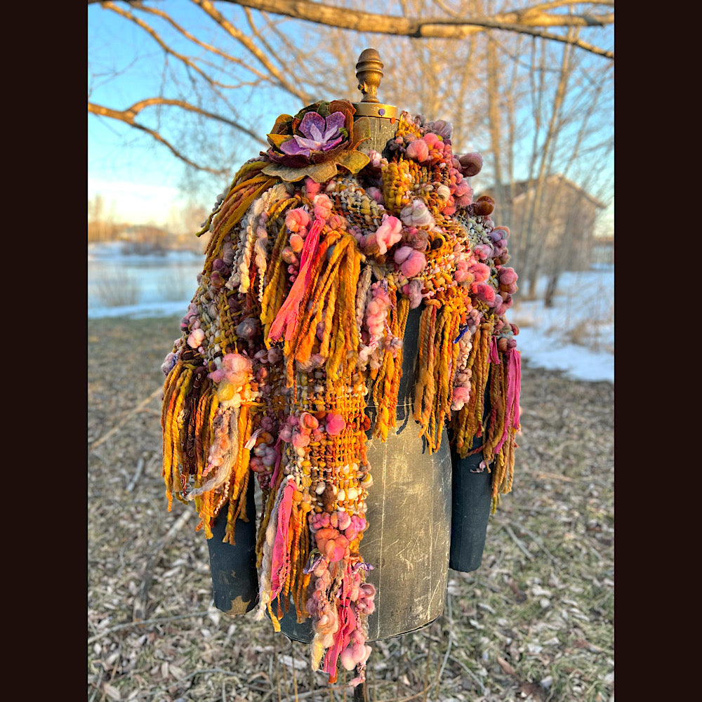 Woven shawl 82” X 37”