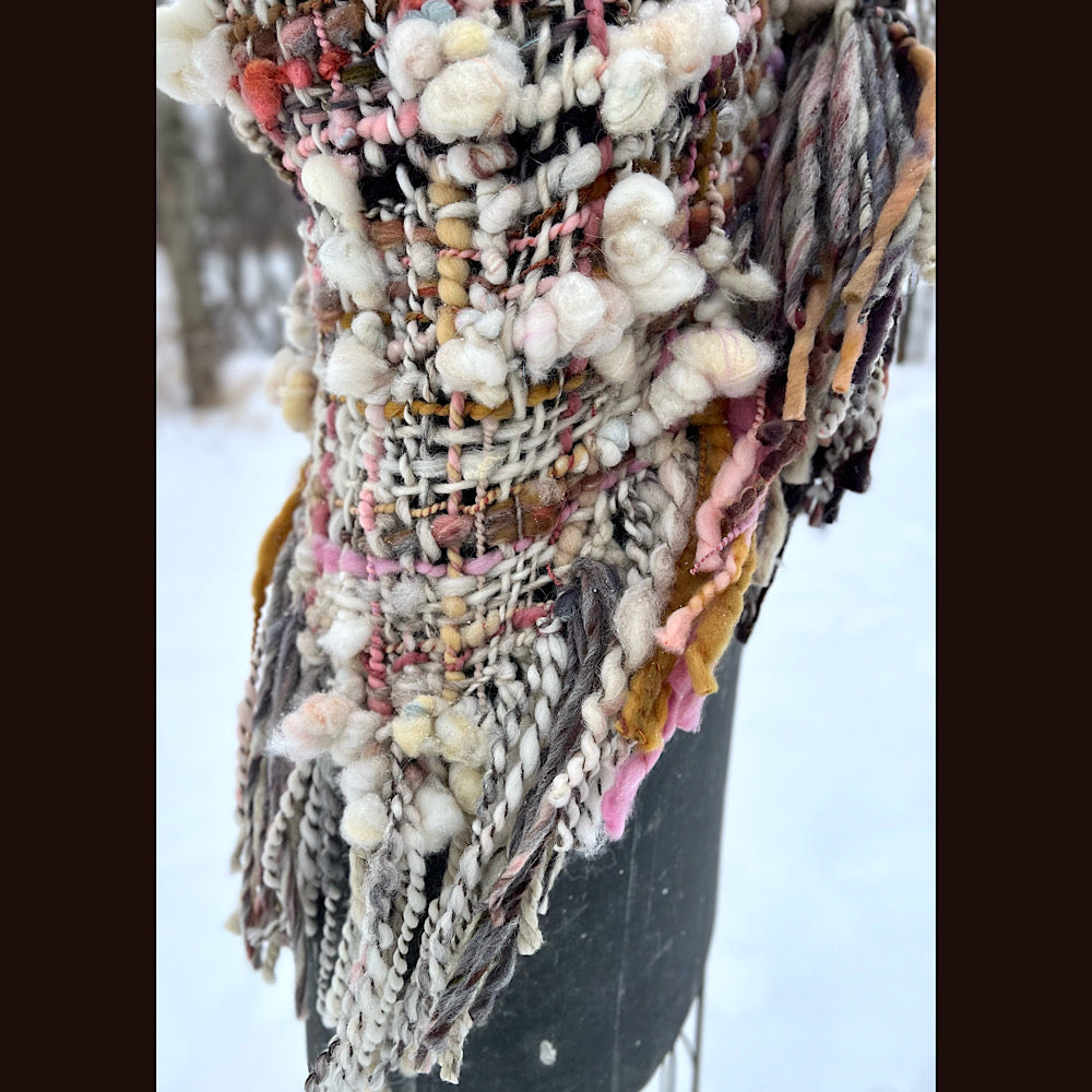 Woven shawl 84”X 34”