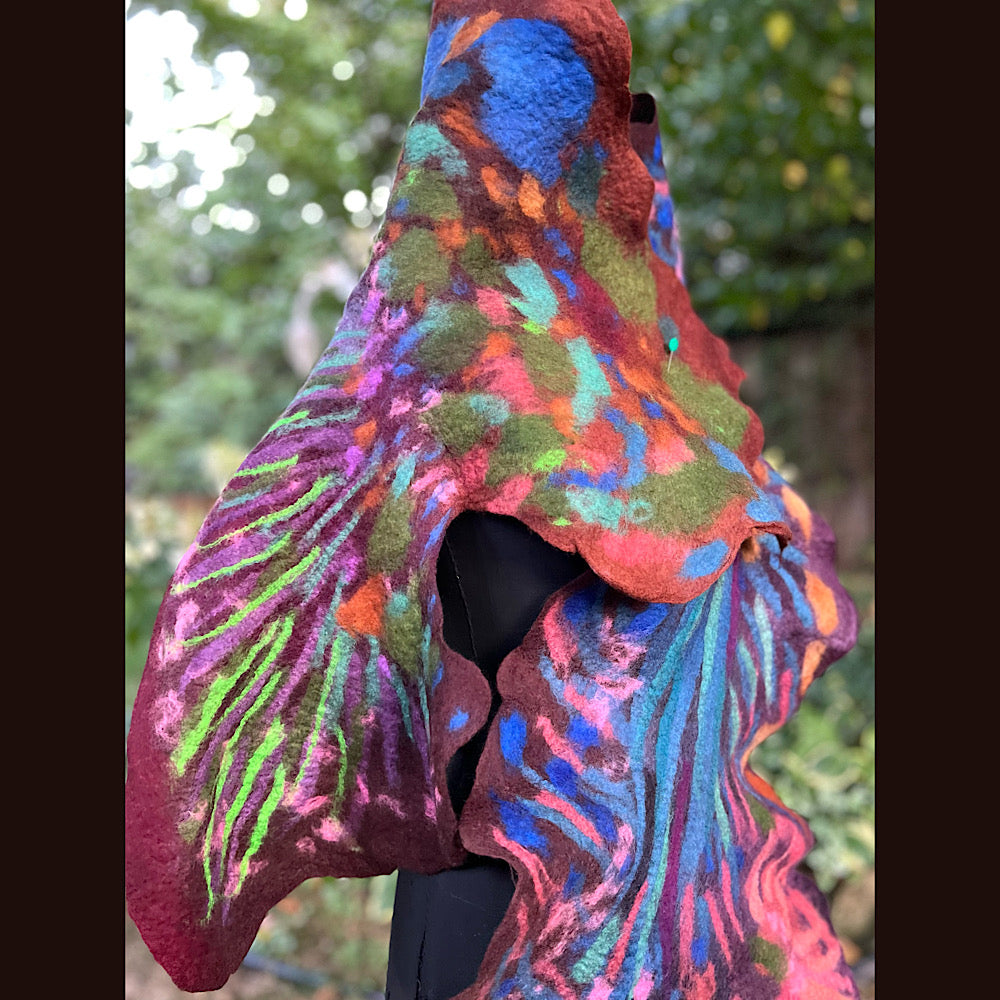 Felted Scarf 80” X 25”