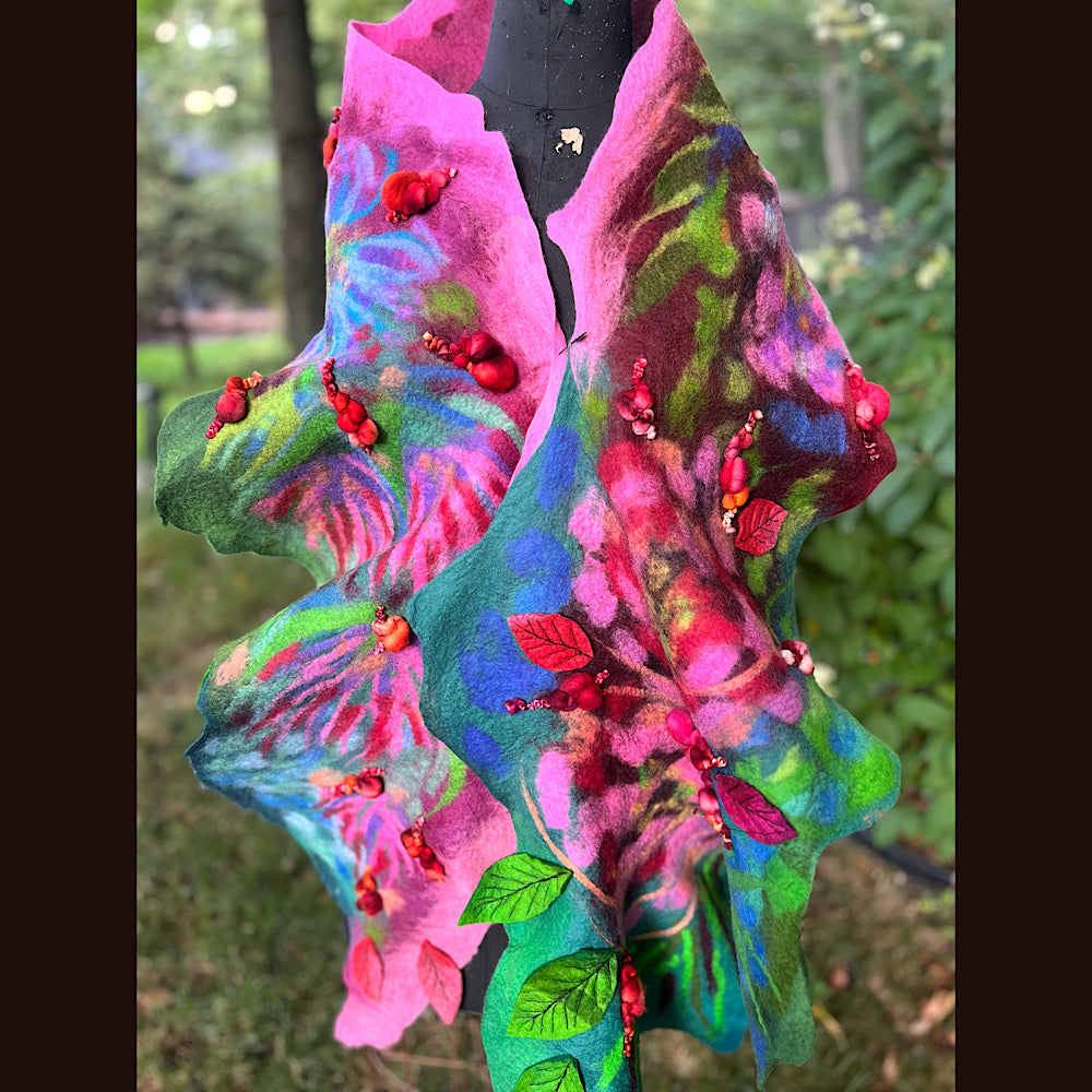 Felted Scarf 86” X 17”