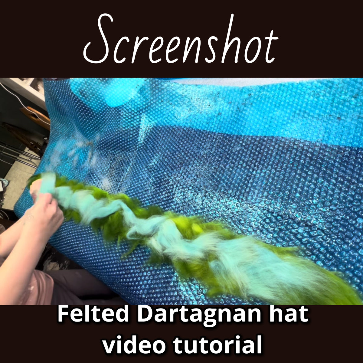 How to felt a Dartagnan hat (large brim) video tutorial 2h50