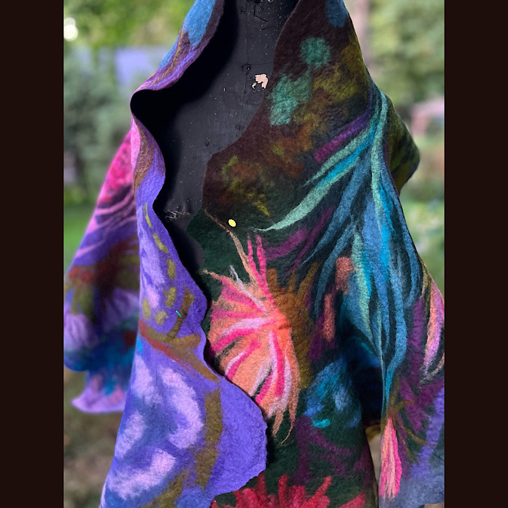 Felted Scarf 80” X 23”