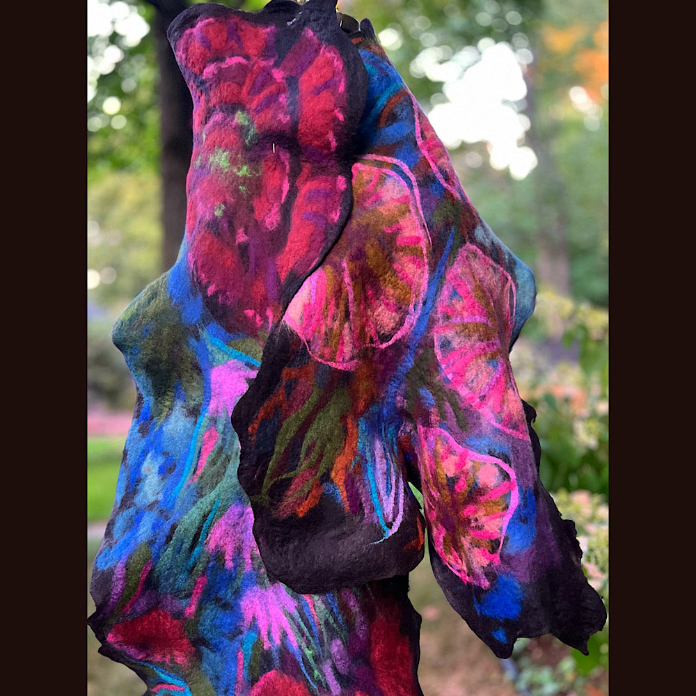 Felted Scarf 92” X 24”