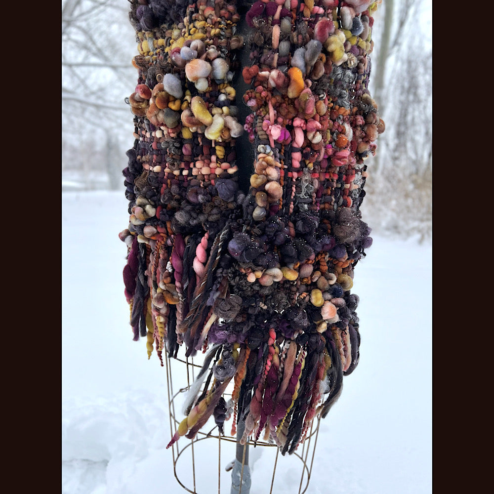 After sunset Scarf 88” X 9”