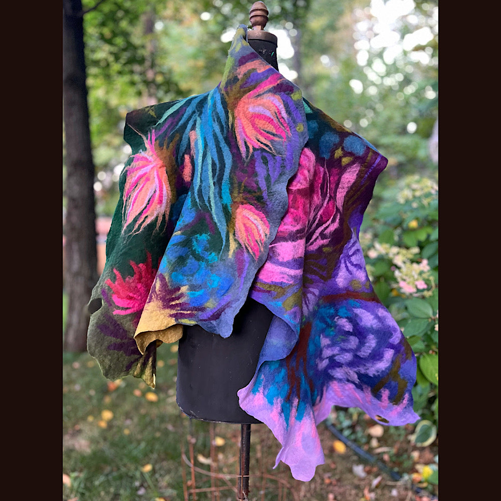 Felted Scarf 80” X 23”