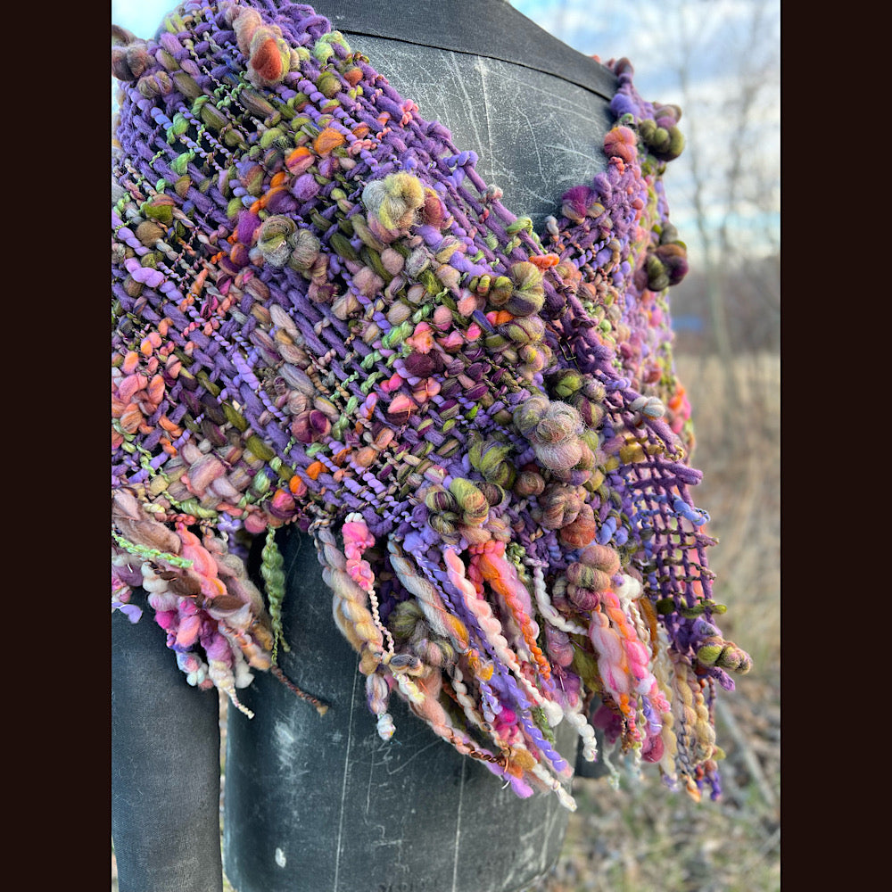 Woven shawl 80” X 34” 1 pound