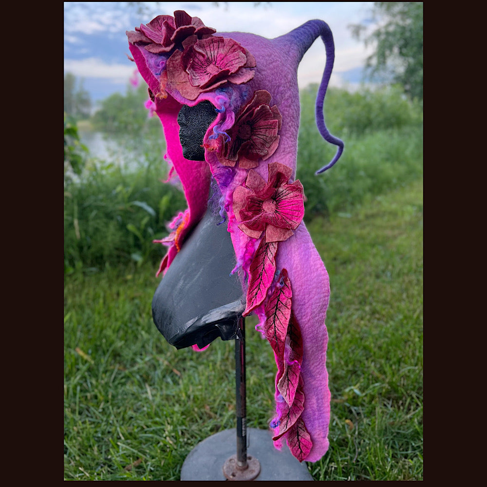 Fairy felted hood size medium