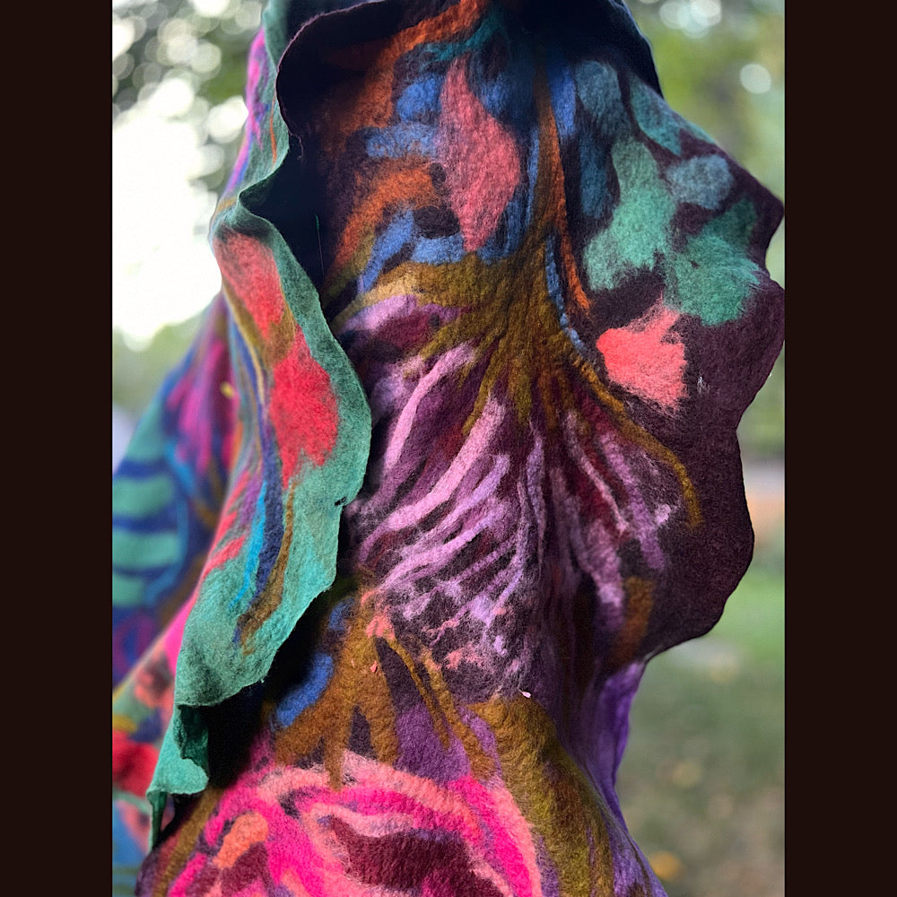 Felted Scarf 86” X 17”
