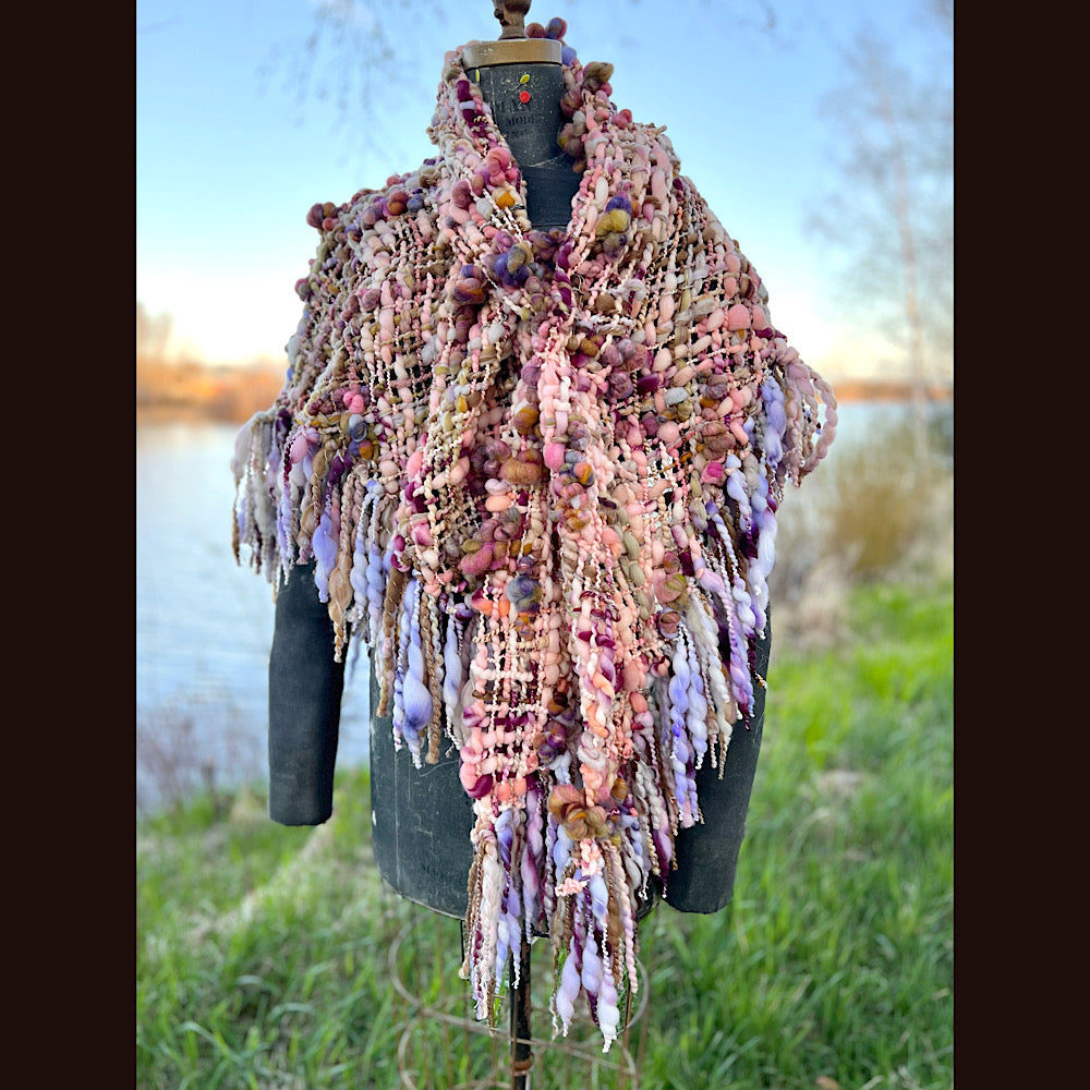 Woven shawl 82” X 36” 1 pound