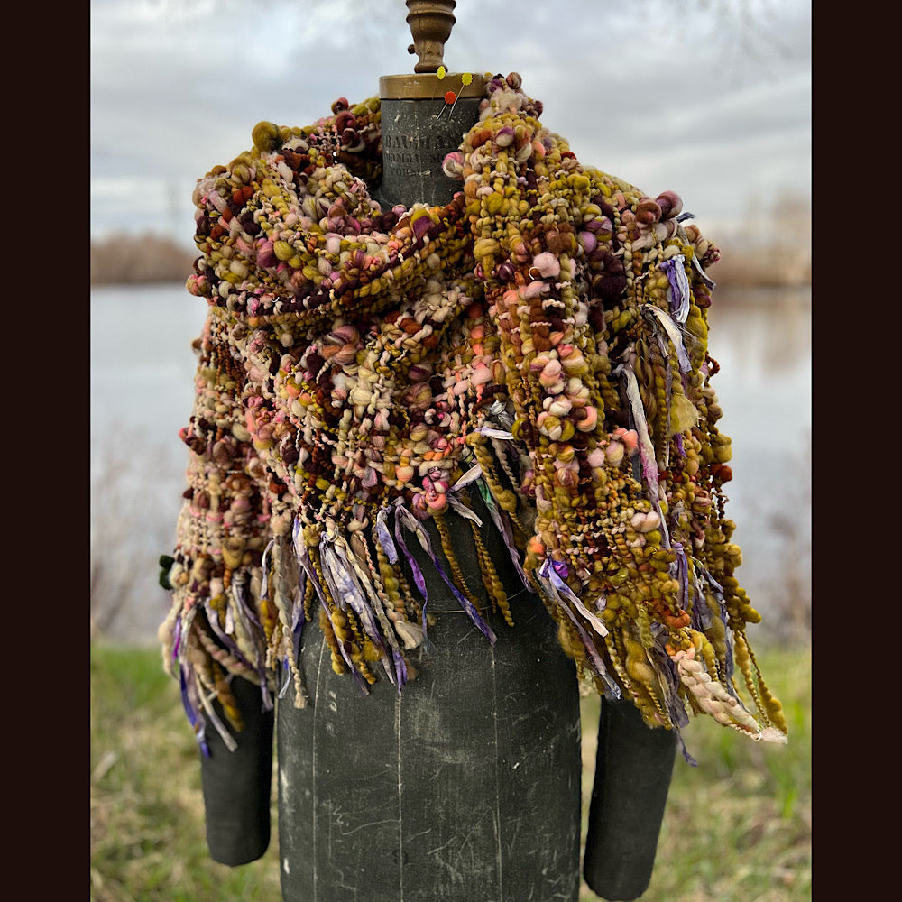 Woven shawl 82” X 36” 1 pound