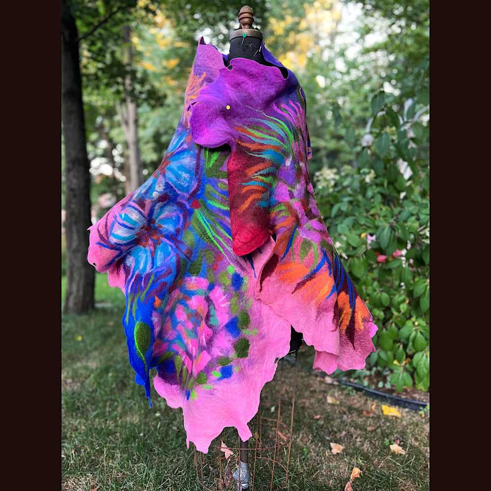 Felted Scarf 85” X 23”