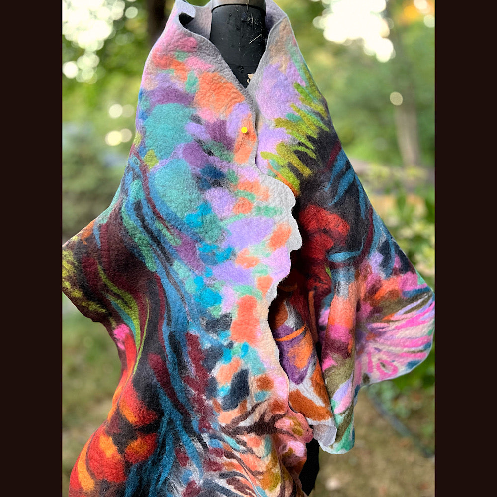 Felted Scarf 80” X 25”