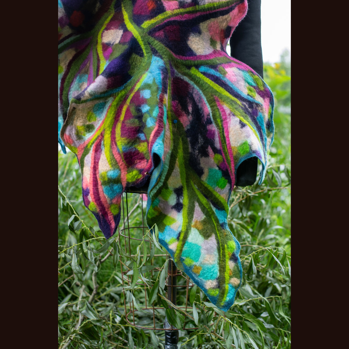 Felted Shawl 80” X 36”