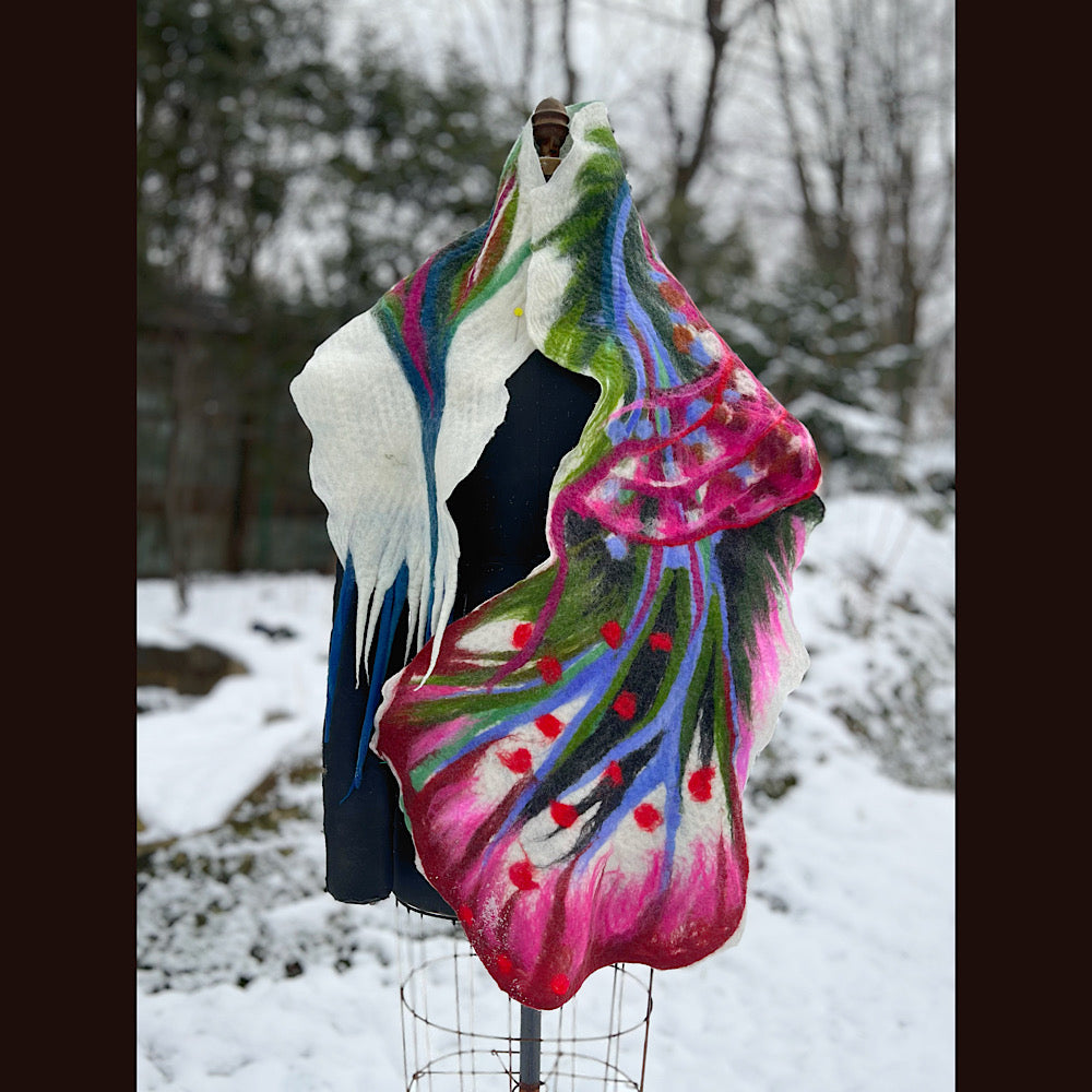 Felted Scarf 73” X 19”