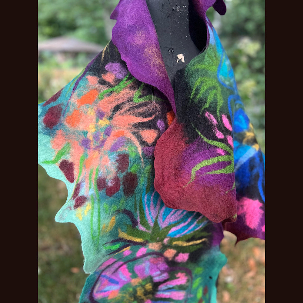 Felted Scarf 80” X 16”