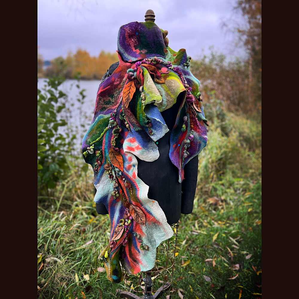 Felted Scarf 68” x 15”