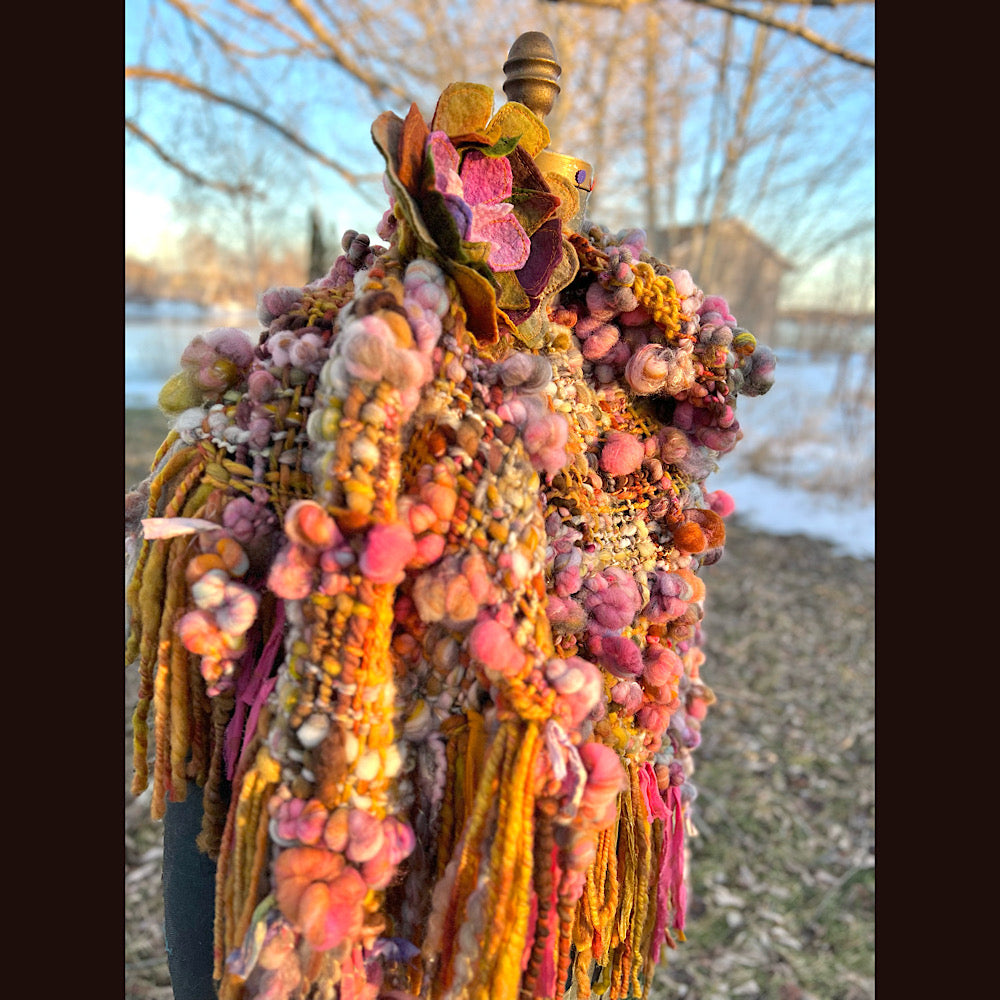 Woven shawl 82” X 37”