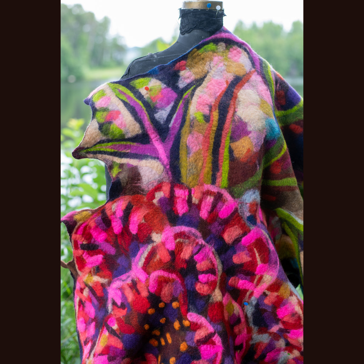 Felted Shawl 80” X 36”