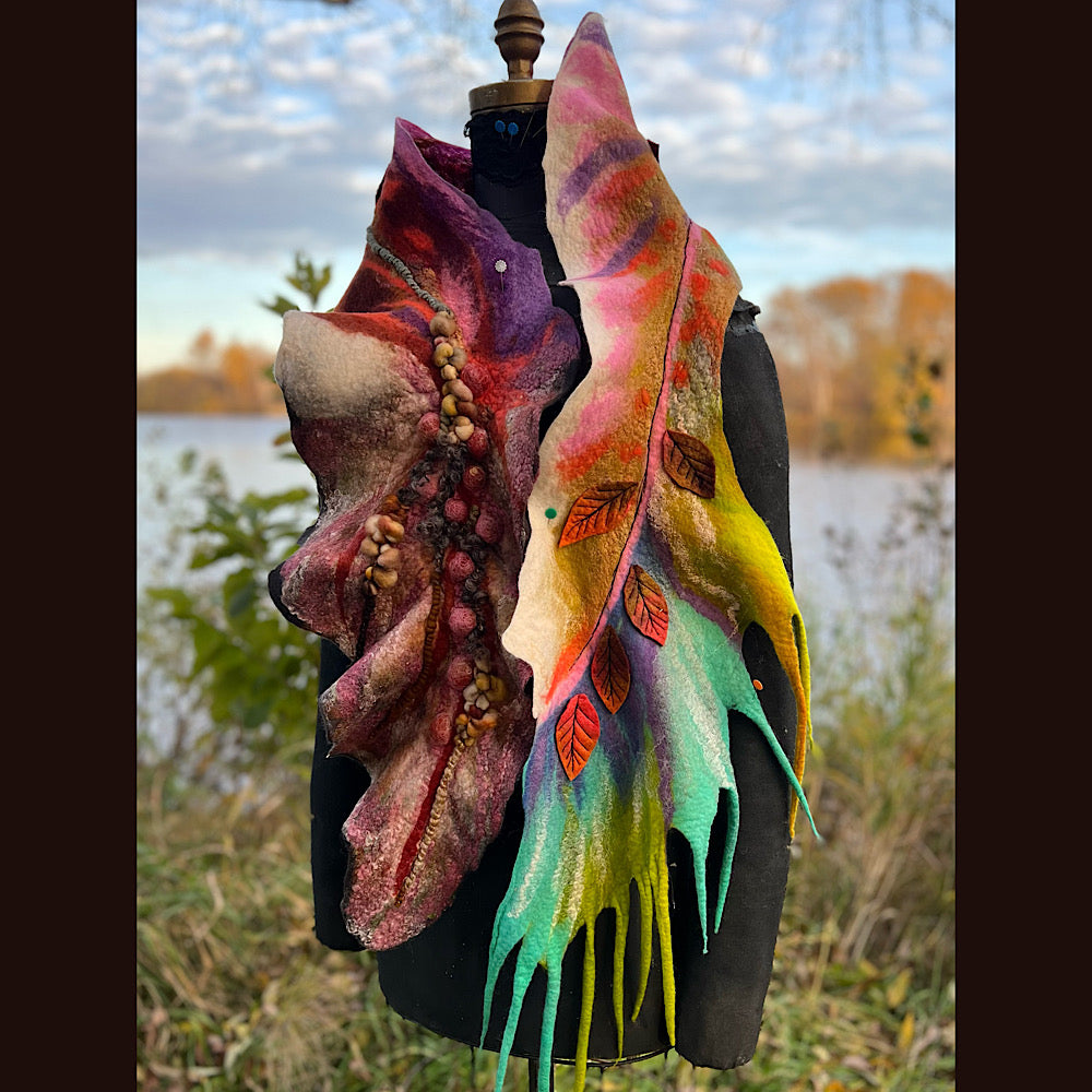 Felted Scarf 74” X 15”