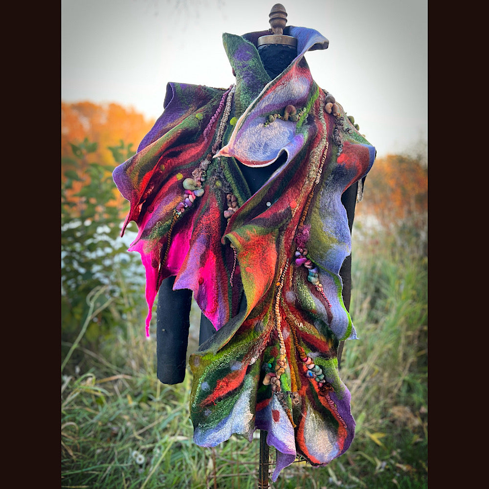 Felted Scarf 72” x 22”