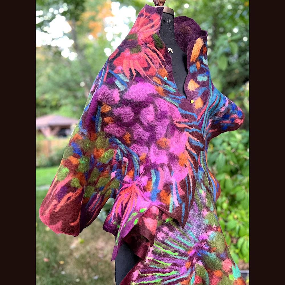 Felted Scarf 80” X 25”