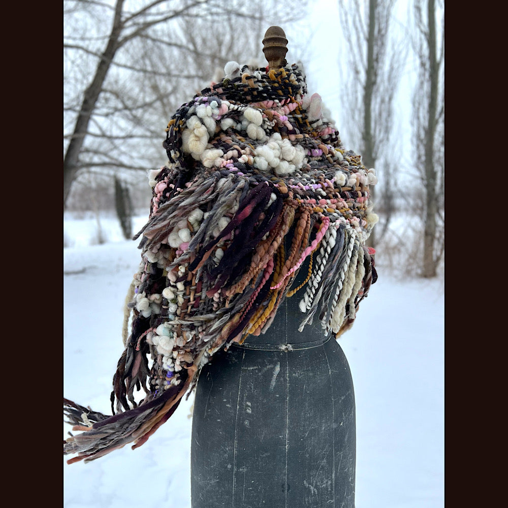 Woven shawl 84”X 34”