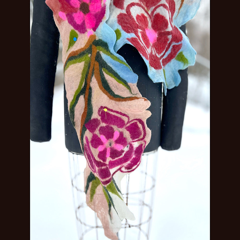 Felted Scarf 82” X 16”