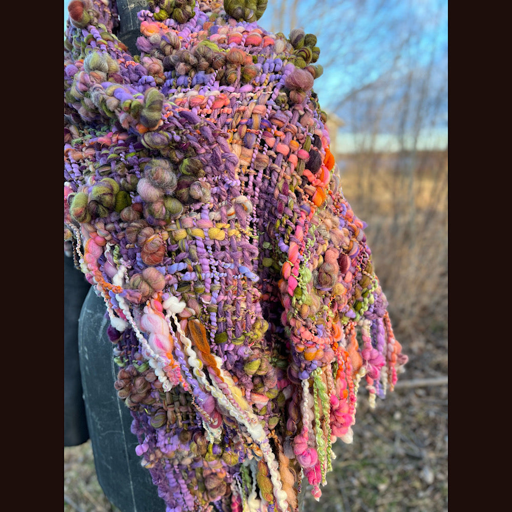 Woven shawl 80” X 34” 1 pound