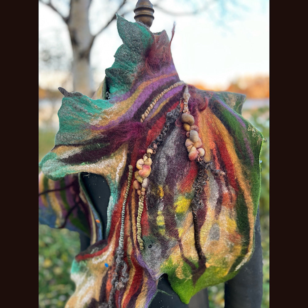 Felted Scarf 80” X 20”