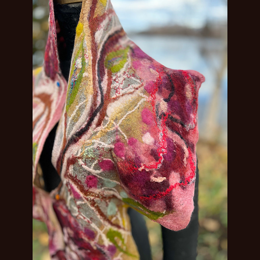 Felted Scarf 82” x 12”