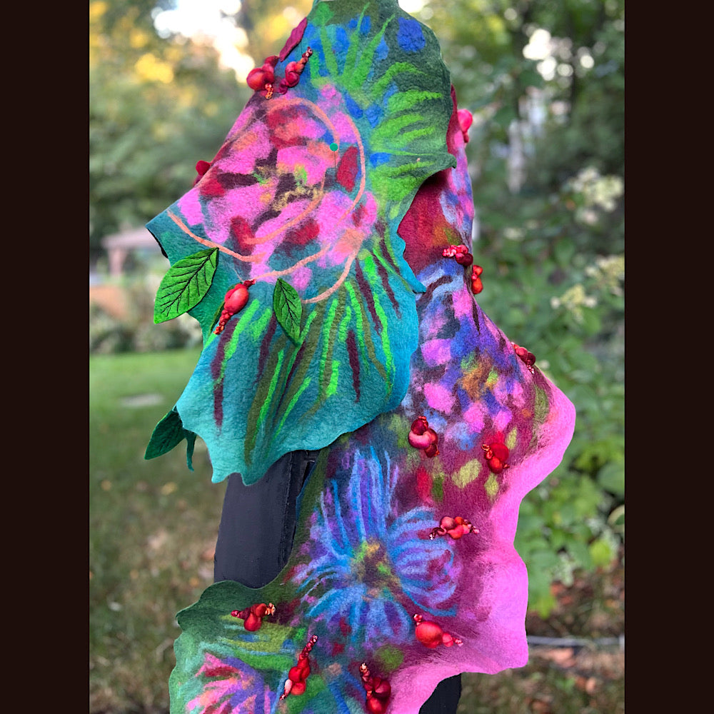 Felted Scarf 86” X 17”