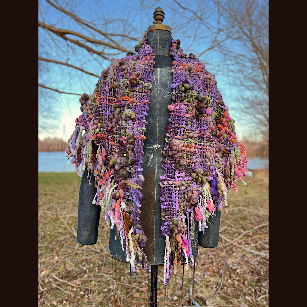 Woven shawl 80” X 34” 1 pound