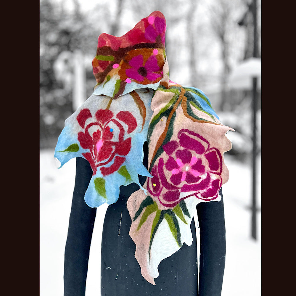 Felted Scarf 82” X 16”