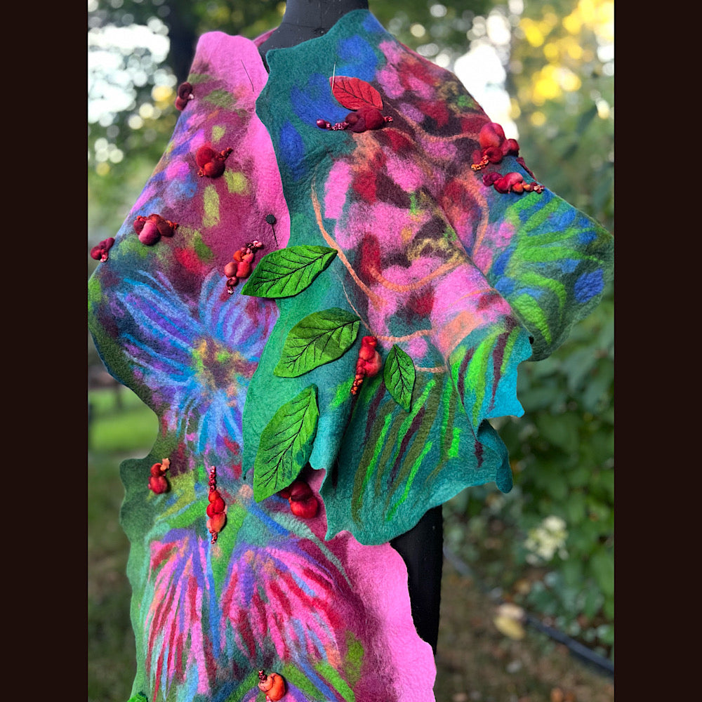 Felted Scarf 86” X 17”