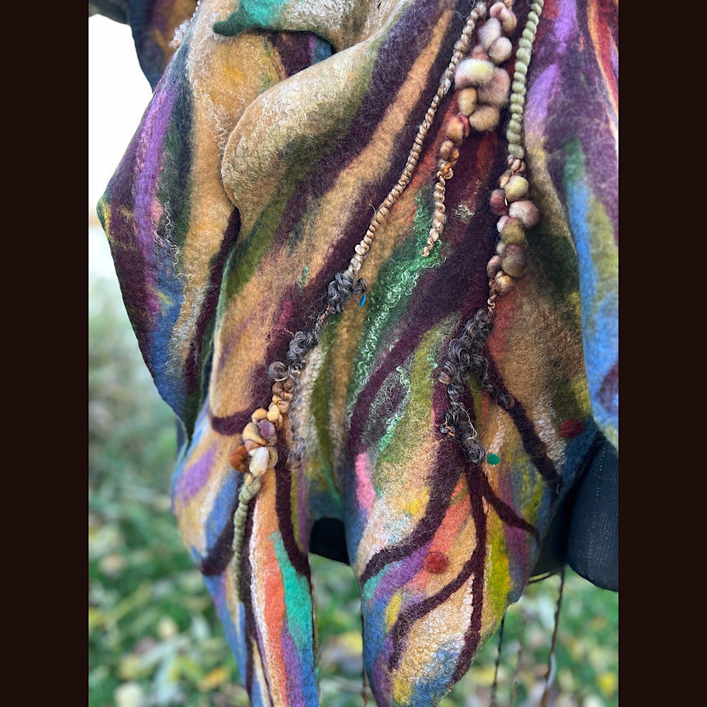 Felted Scarf 80” X 20”