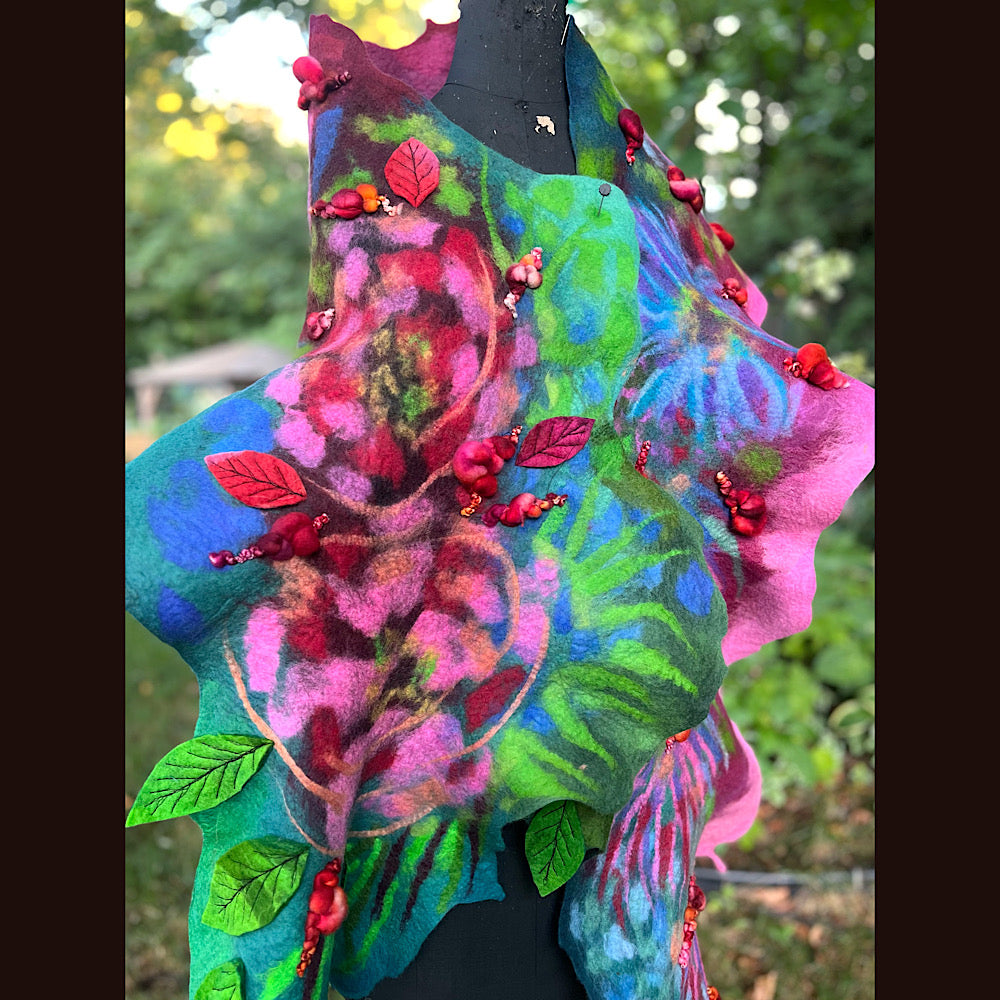 Felted Scarf 86” X 17”