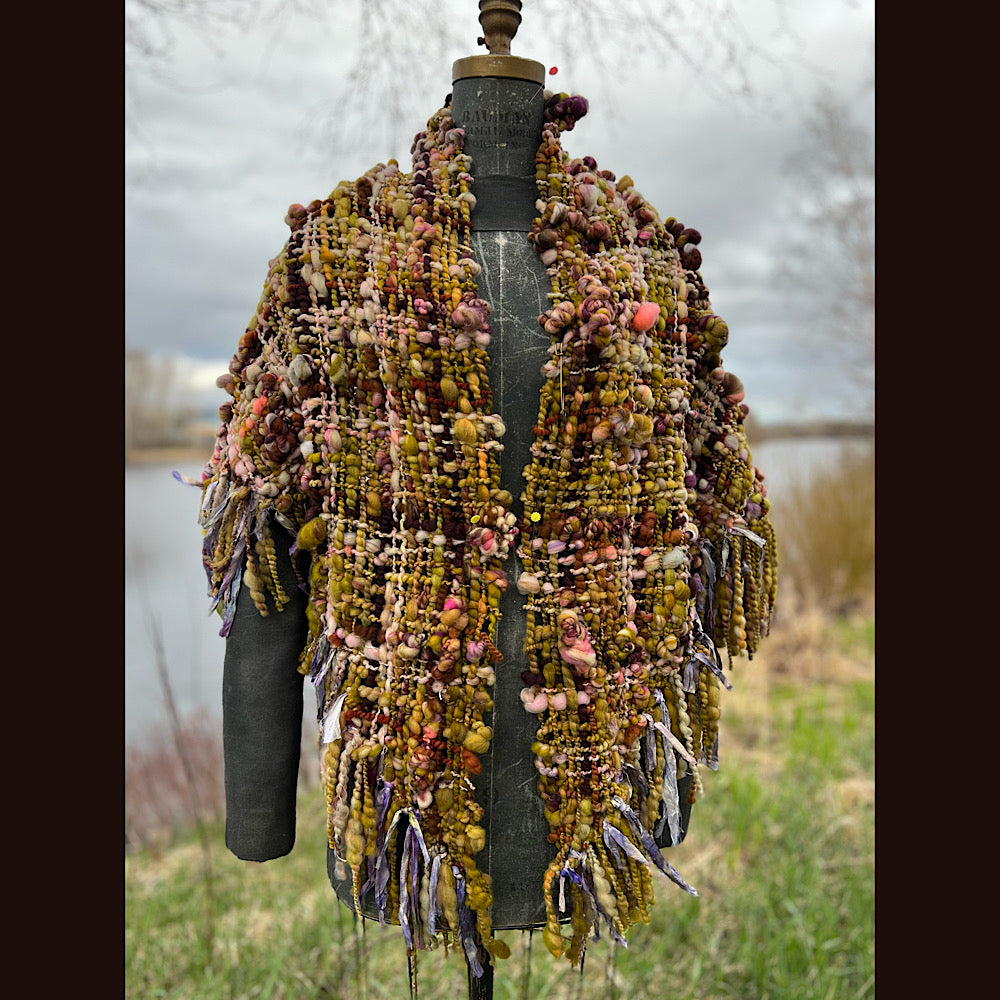 Woven shawl 82” X 36” 1 pound