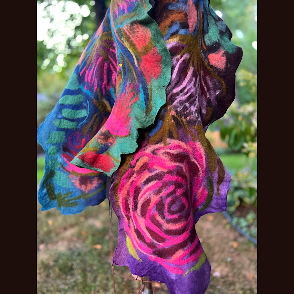 Felted Scarf 86” X 17”