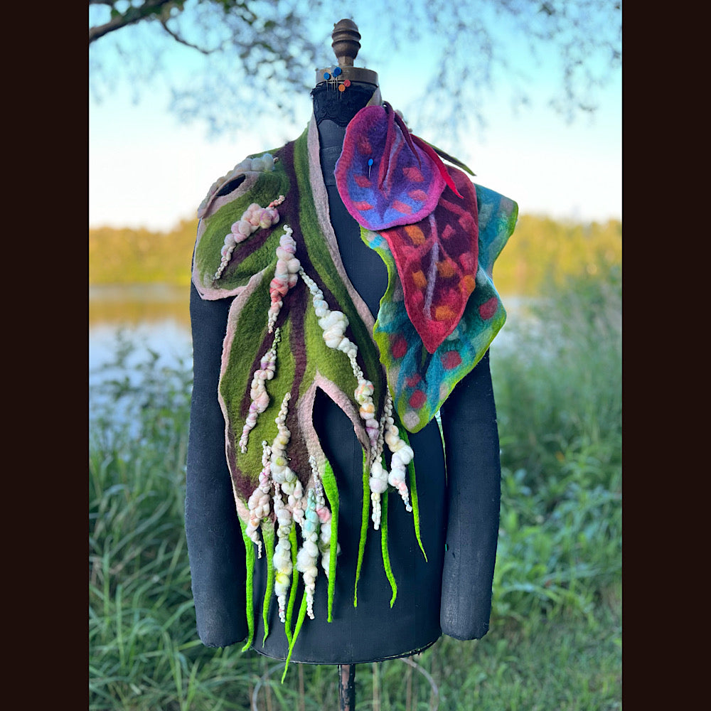 Felted Scarf 62” X 12”