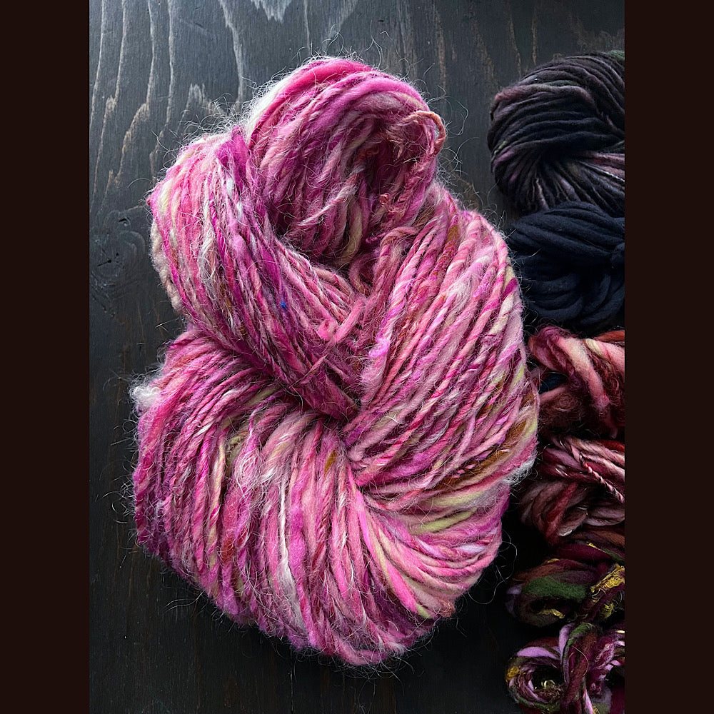 Large lot of art yarn for knitting and crochet  10.8  oz