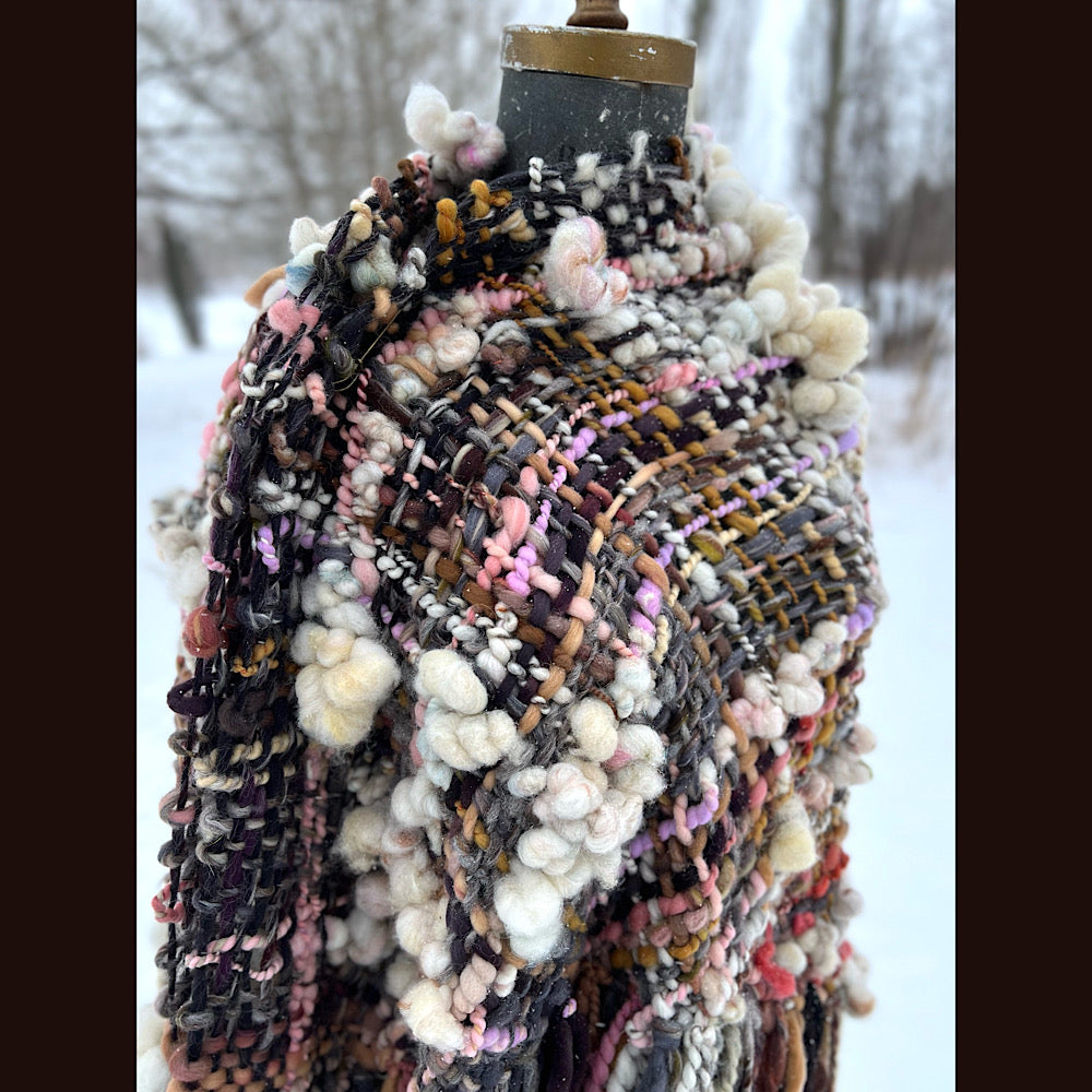 Woven shawl 84”X 34”