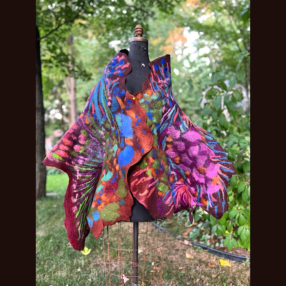 Felted Scarf 80” X 25”