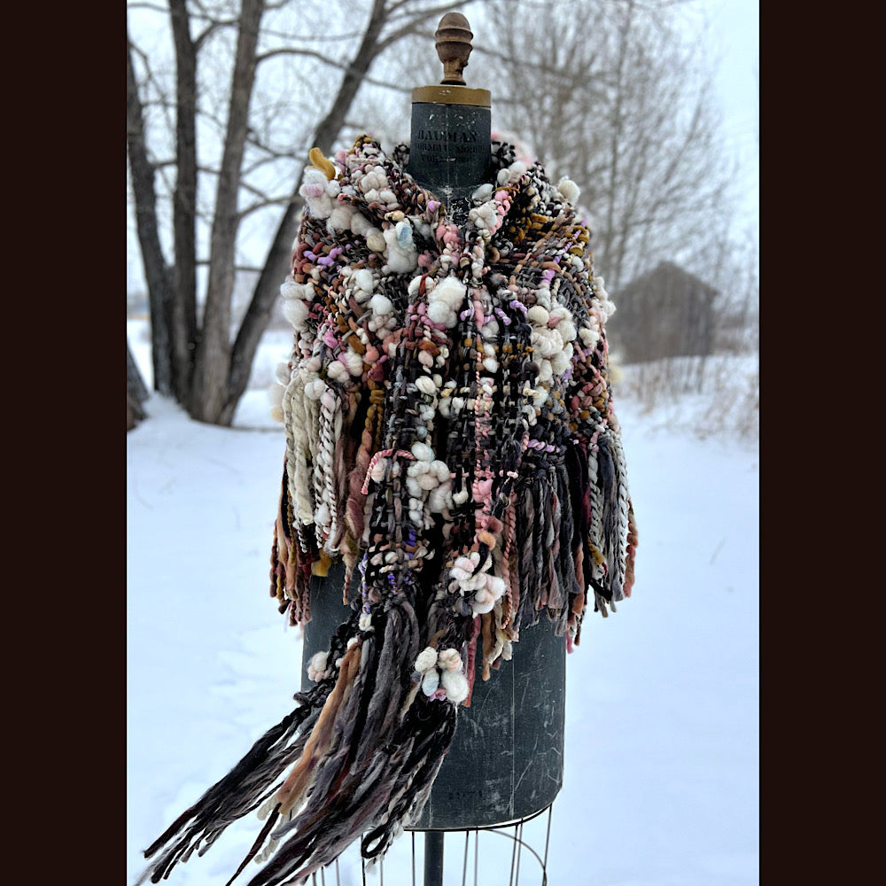 Woven shawl 84”X 34”