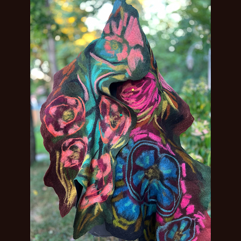 Felted Scarf 80” X 23”