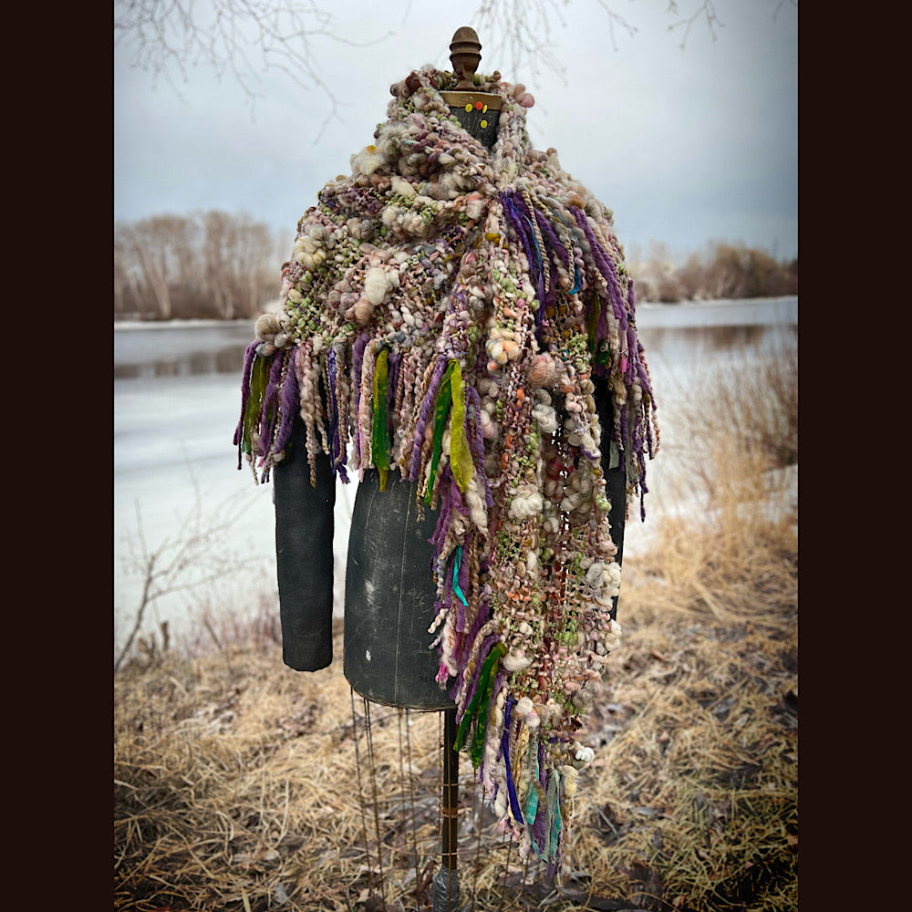 Woven shawl 82” X 37”