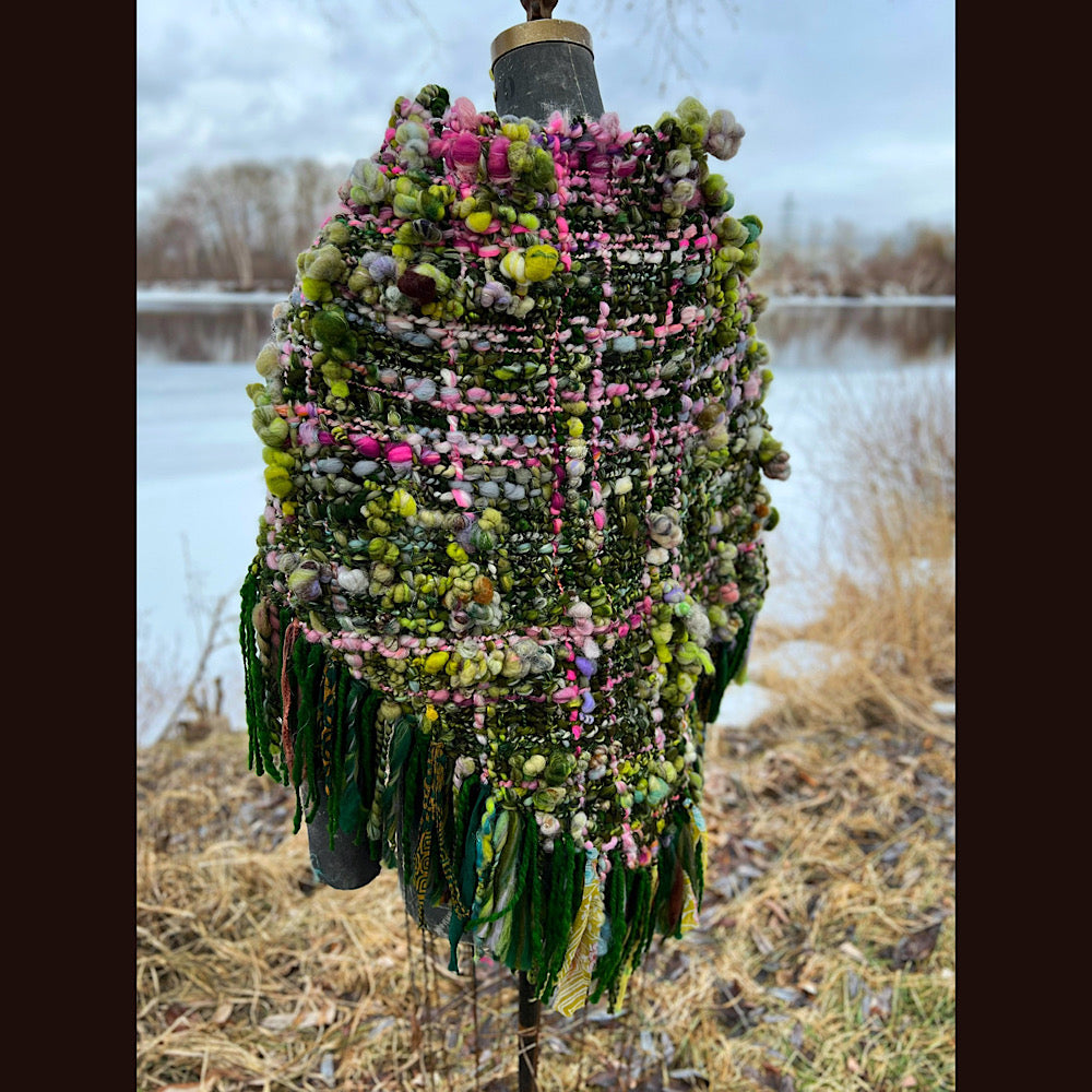 Woven shawl 84” X 37”