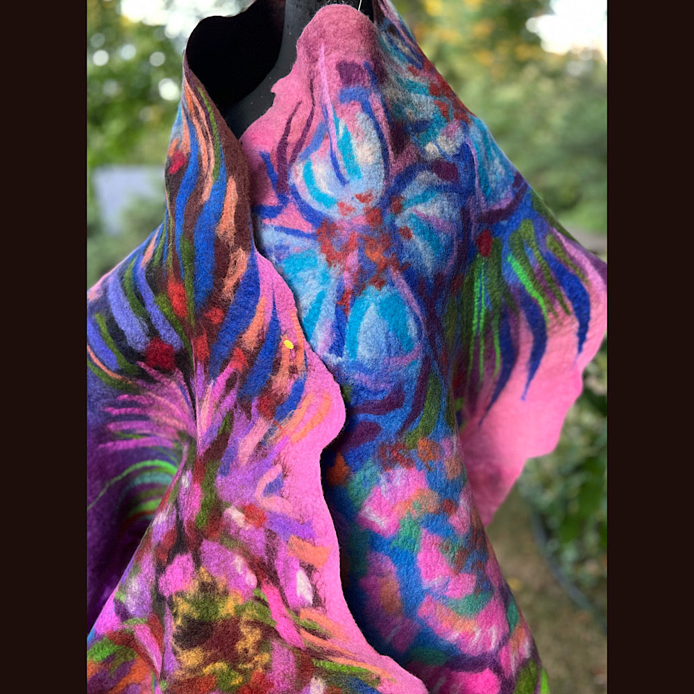 Felted Scarf 85” X 23”