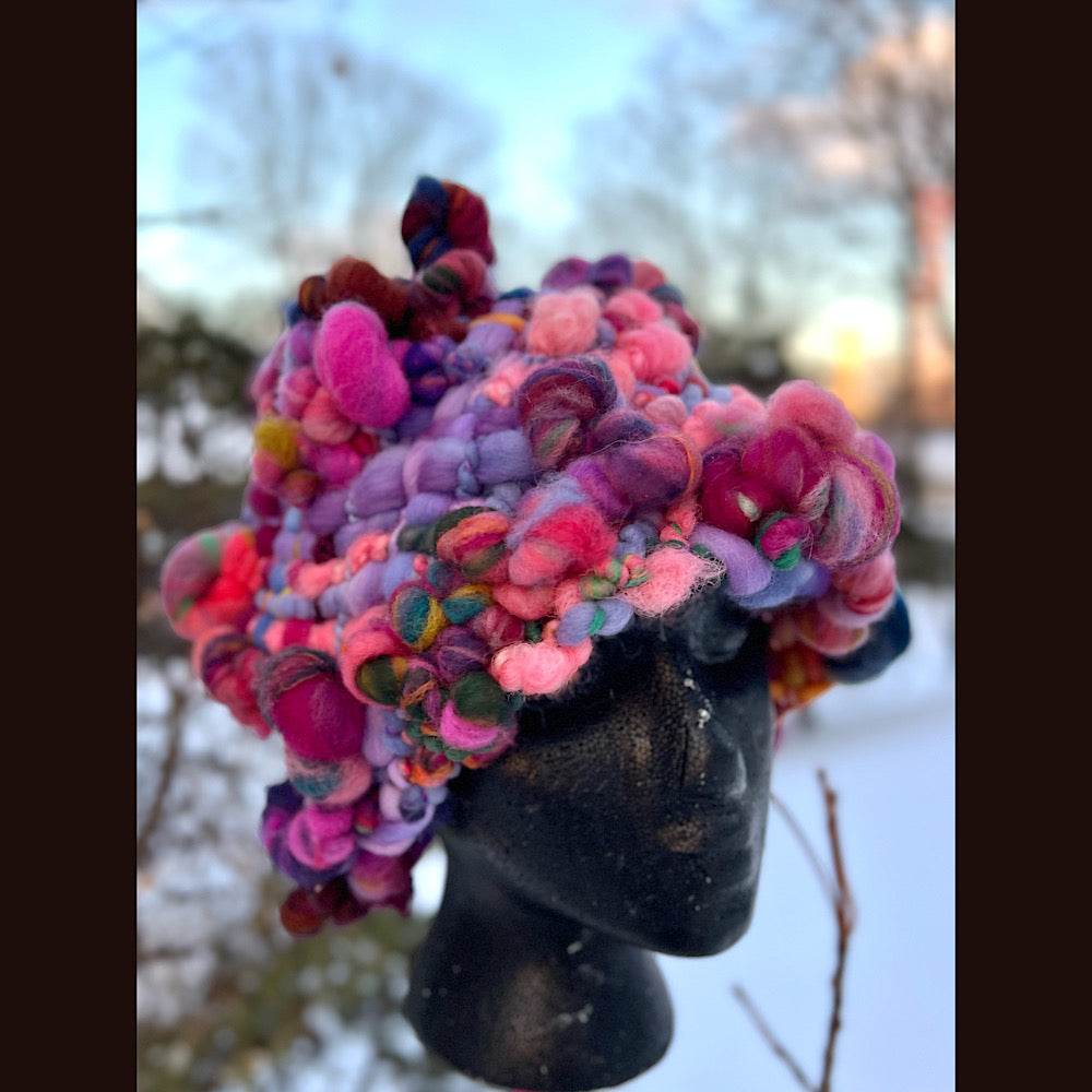 Popcorn toque size medium large