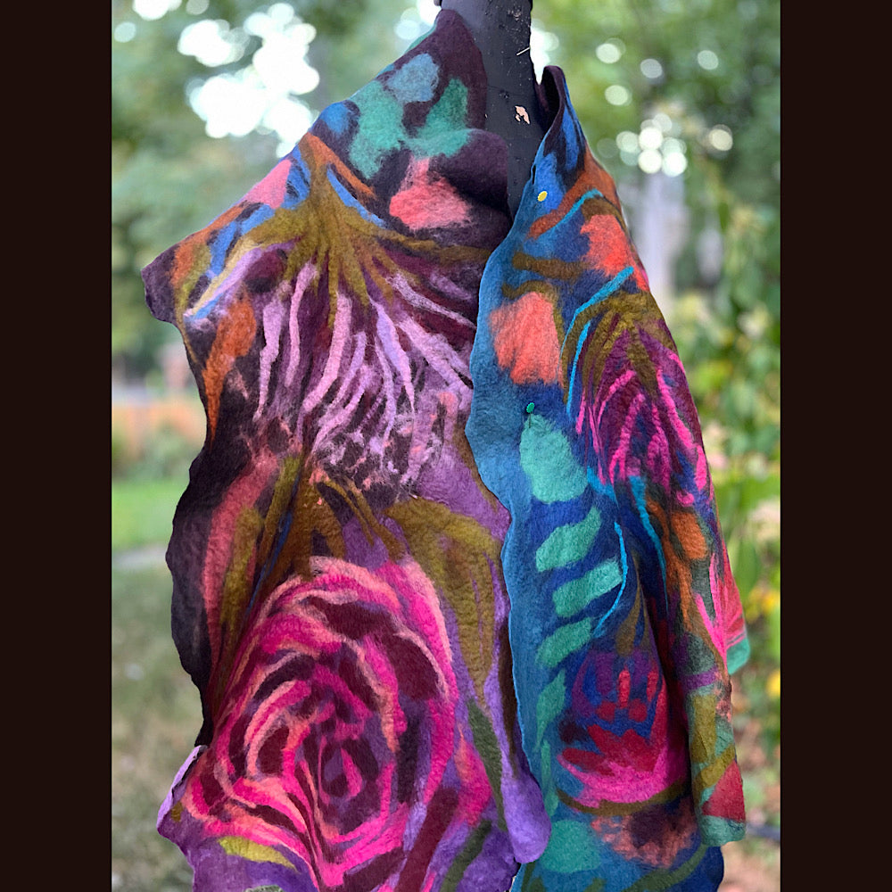 Felted Scarf 86” X 17”